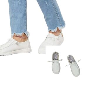 HEY DUDE "Wendy" Cotton Canvas Lightweight Slip-On Shoe